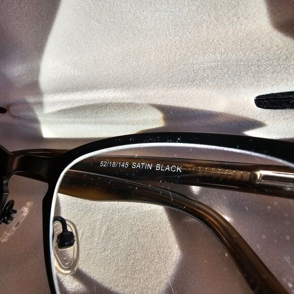 ernest hemingway Eyewear Satin Black Glasses Frames Unisex - Picture 4 of 8